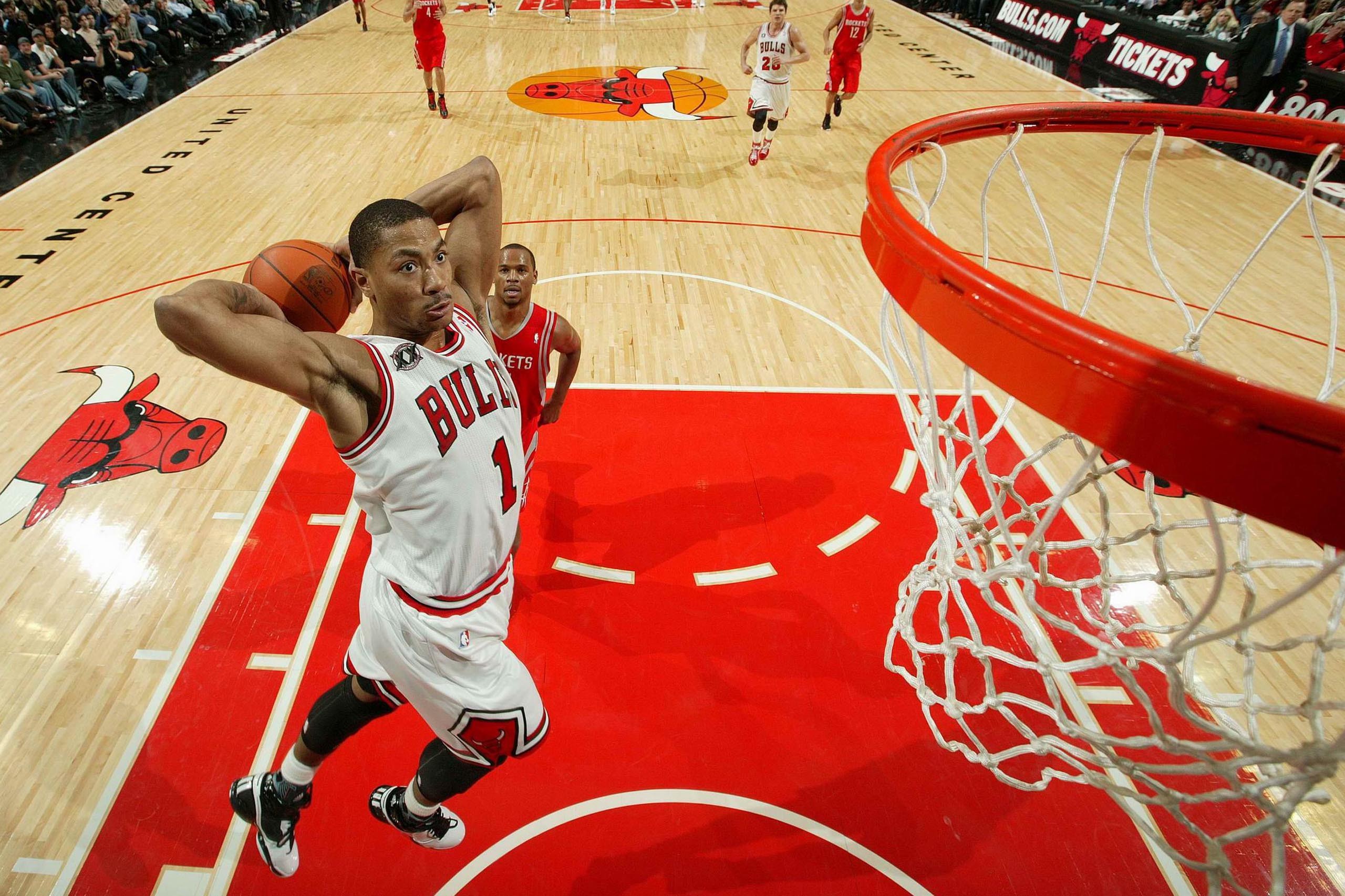 Nba Basketball Chicago Bulls Derrick Rose Wallpaper