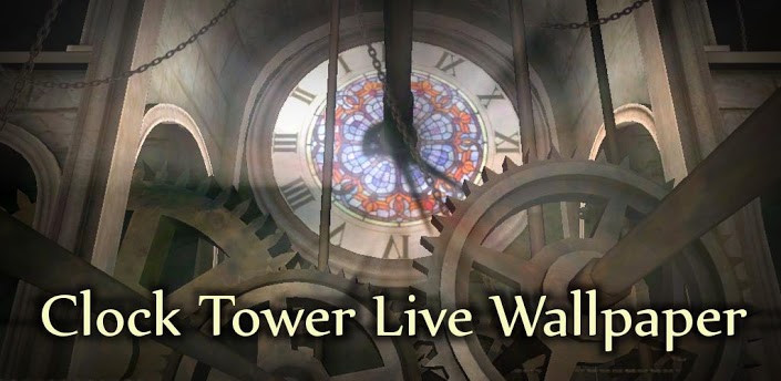 Clock Tower 3d Live Wallpaper The Moving Gears Of A Stone