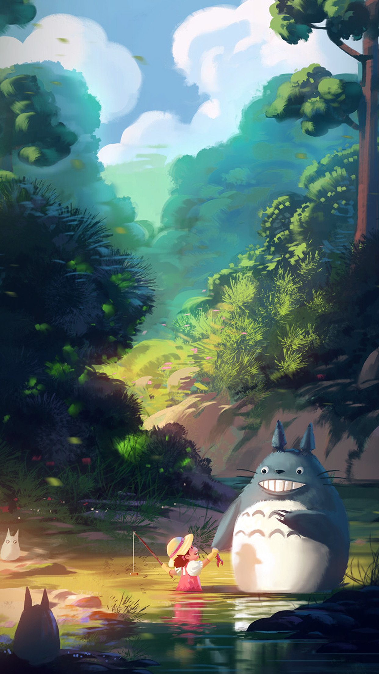 Totoro Lockscreens Awesome HD Wallpaper