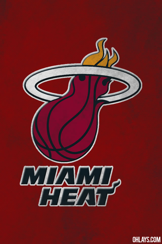 Miami Heat iPhone Wallpaper Ohlays