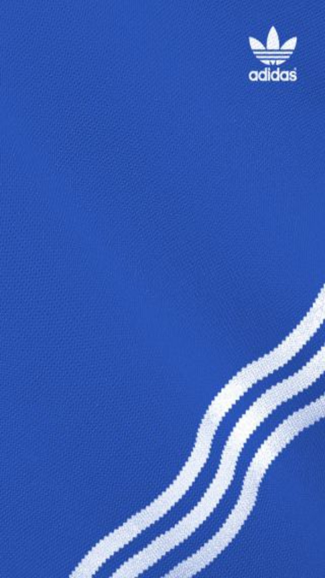 Blue Adidas Iphone Wallpaper