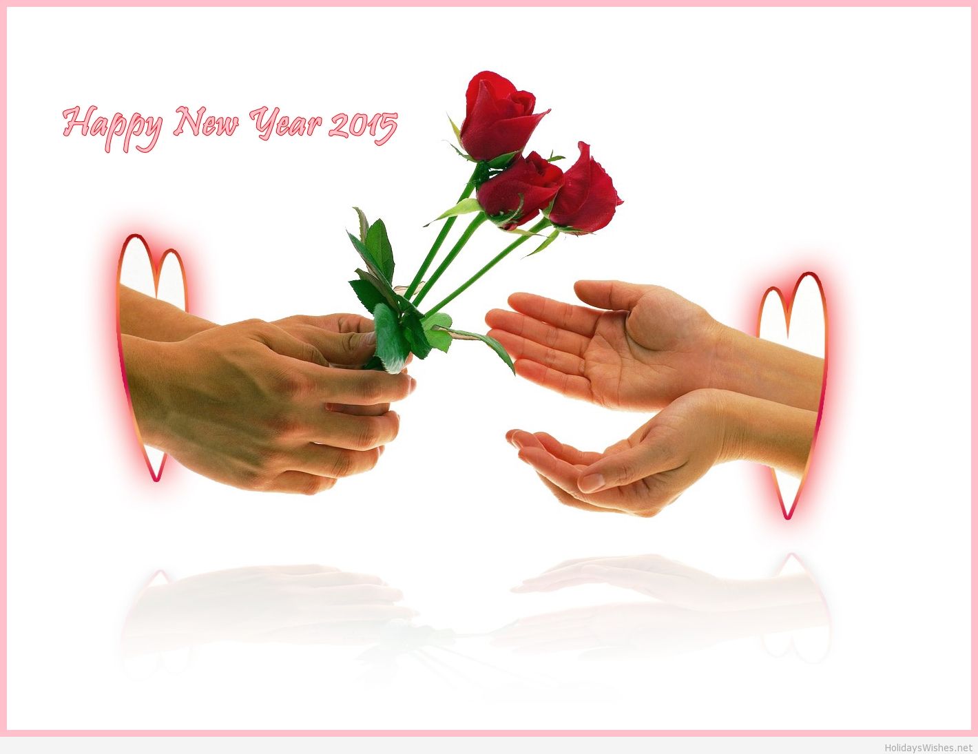 Happy New Year Love Propose Wallpaper Desktop
