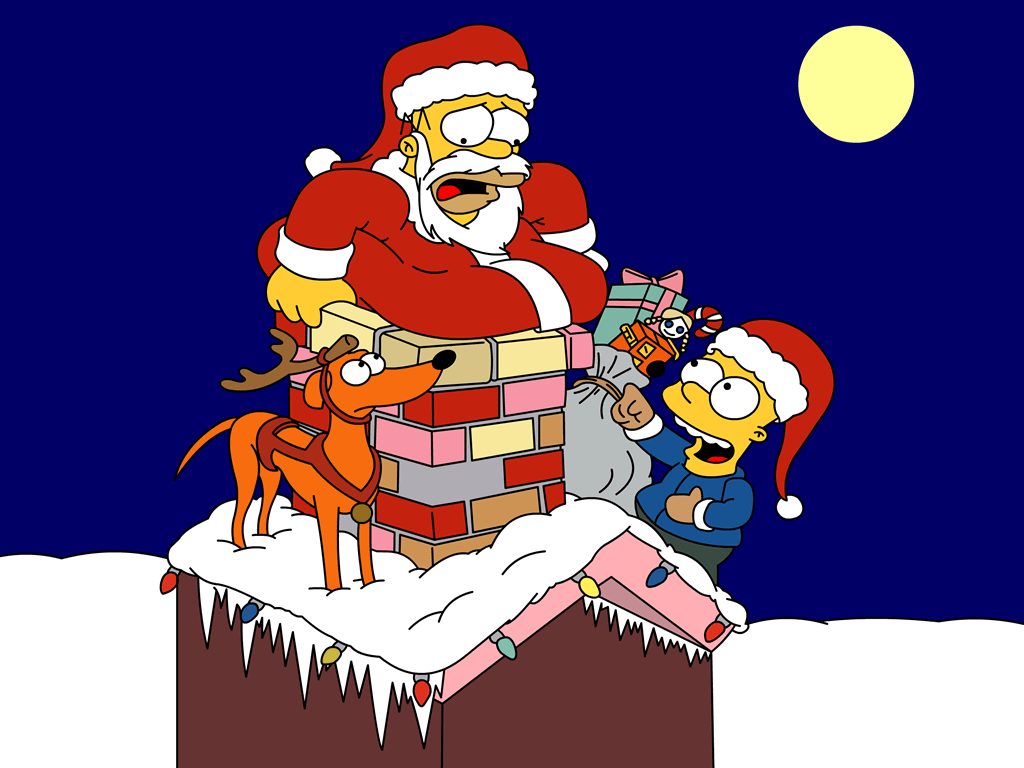 Christmas Wallpaper Spot Cartoon Picture