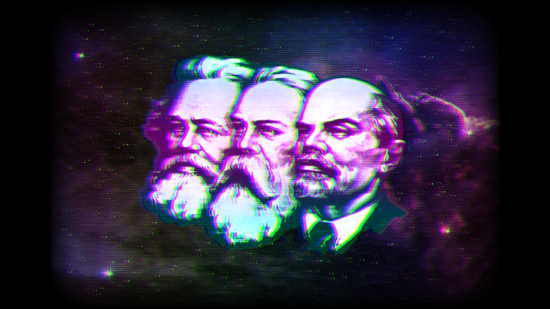 Marx Engels Lenin Wallpaper Original Artwork At Labourwave