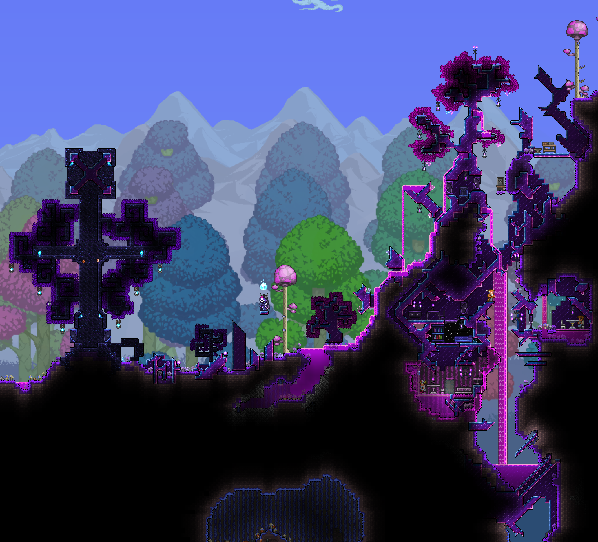 Wip Attempt At An Alien Biome Terraria Munity Forums