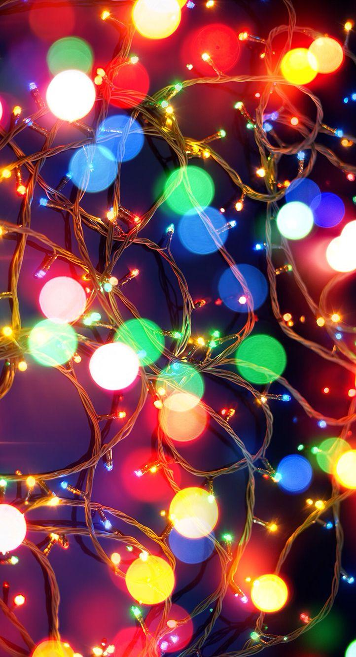 Christmas Lights iPhone Wallpaper Phone