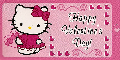 Hello Kitty Valentine S Day Card Pink Photo Sharing