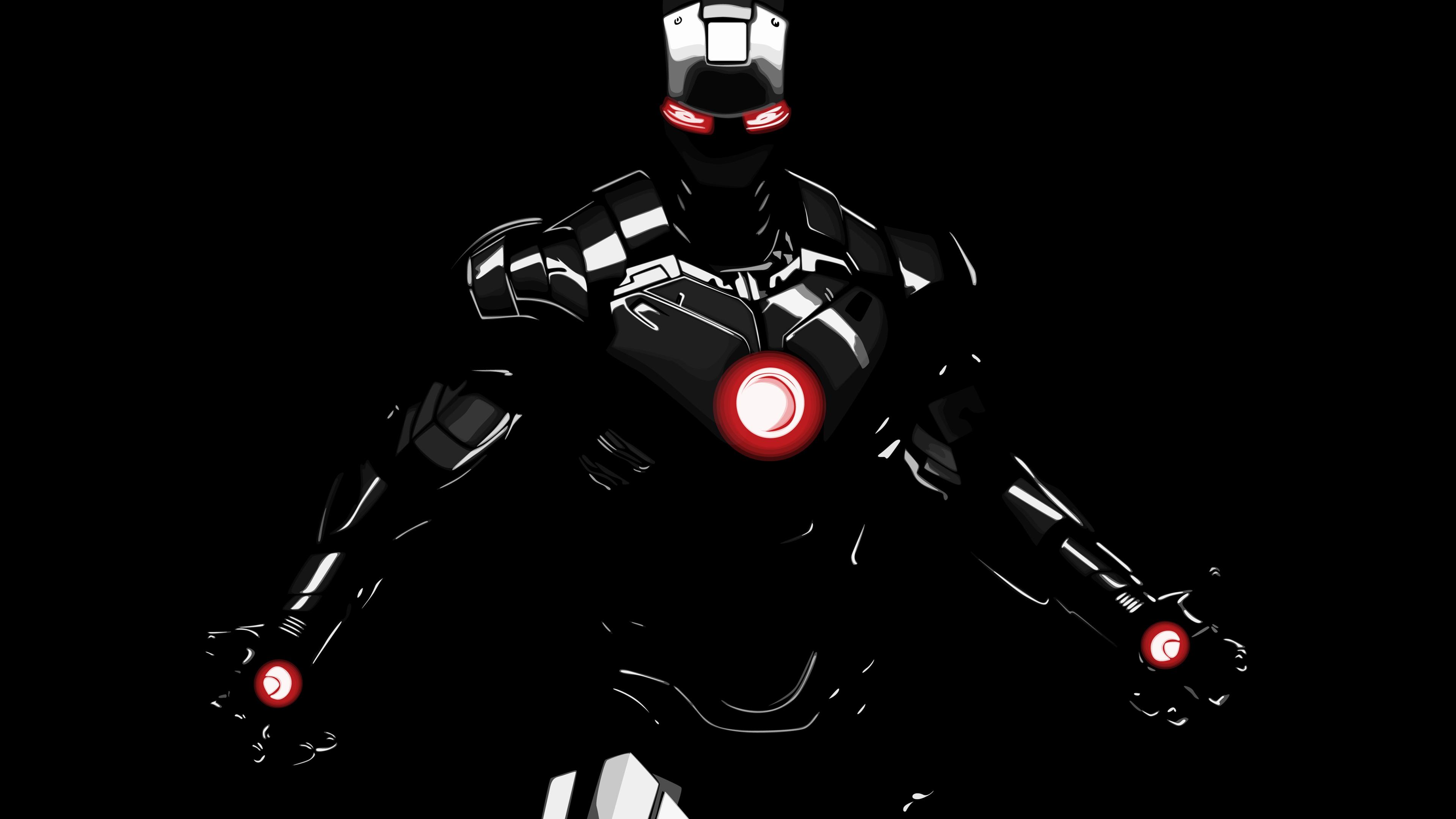 Wallpaper 4k Dark Iron Man