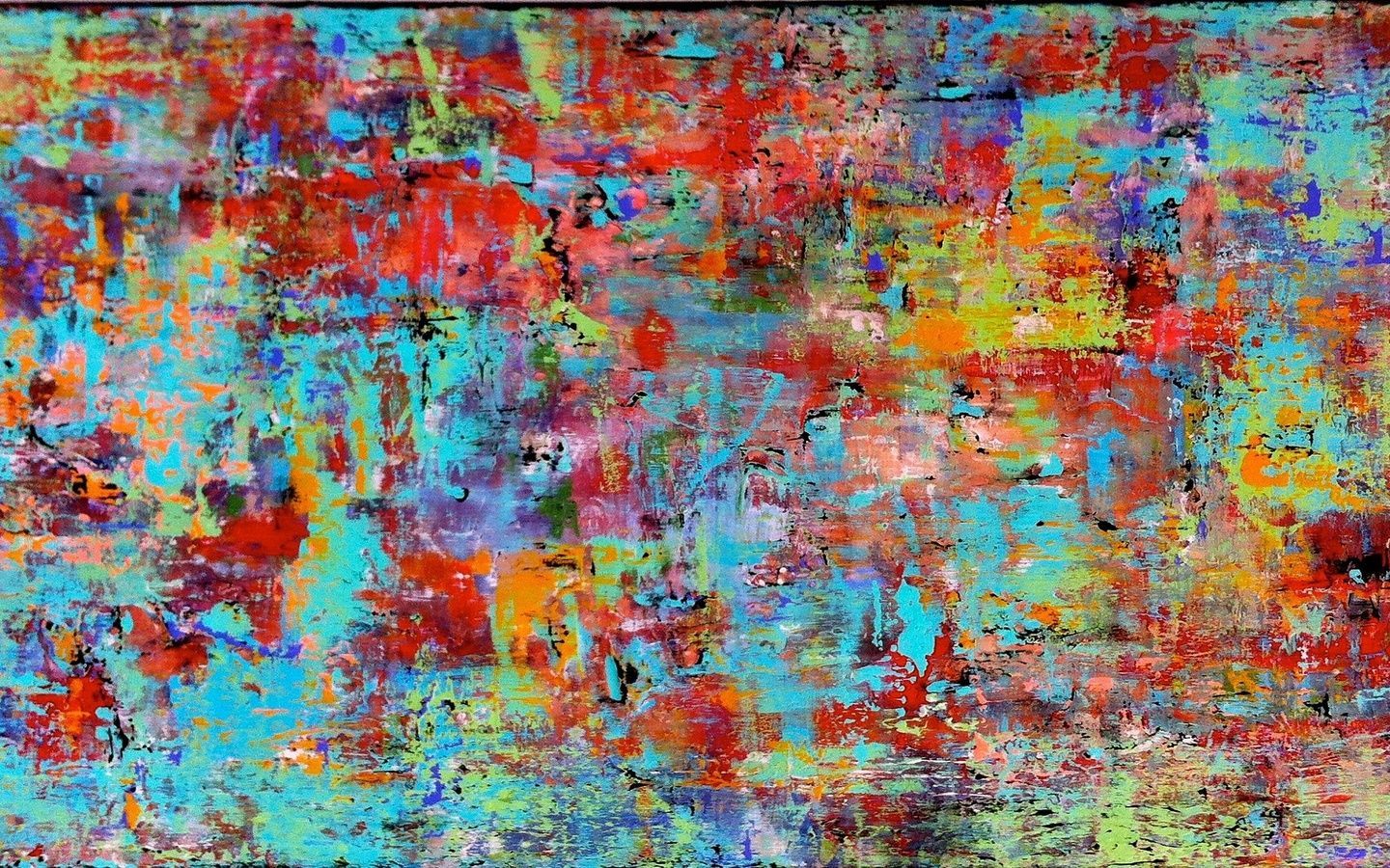 Contemporary Art Wallpaper On