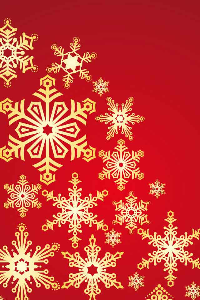 Sfondi Natalizi Hd Iphone 6.Snowflake Pretty Christmas Wallpapers For Iphone