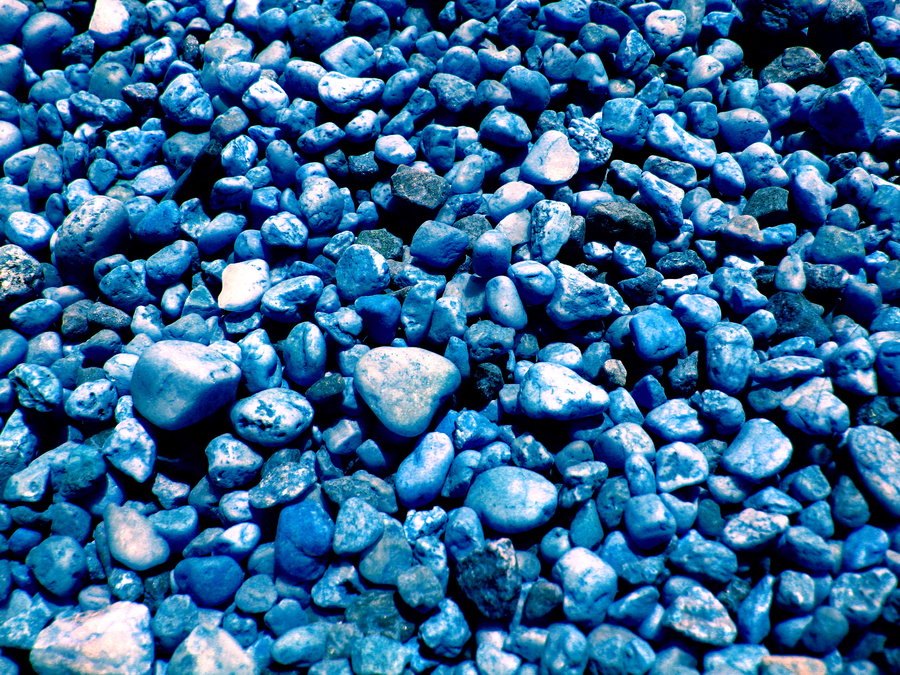 Blue Pebbles Wallpaper By Echorukia
