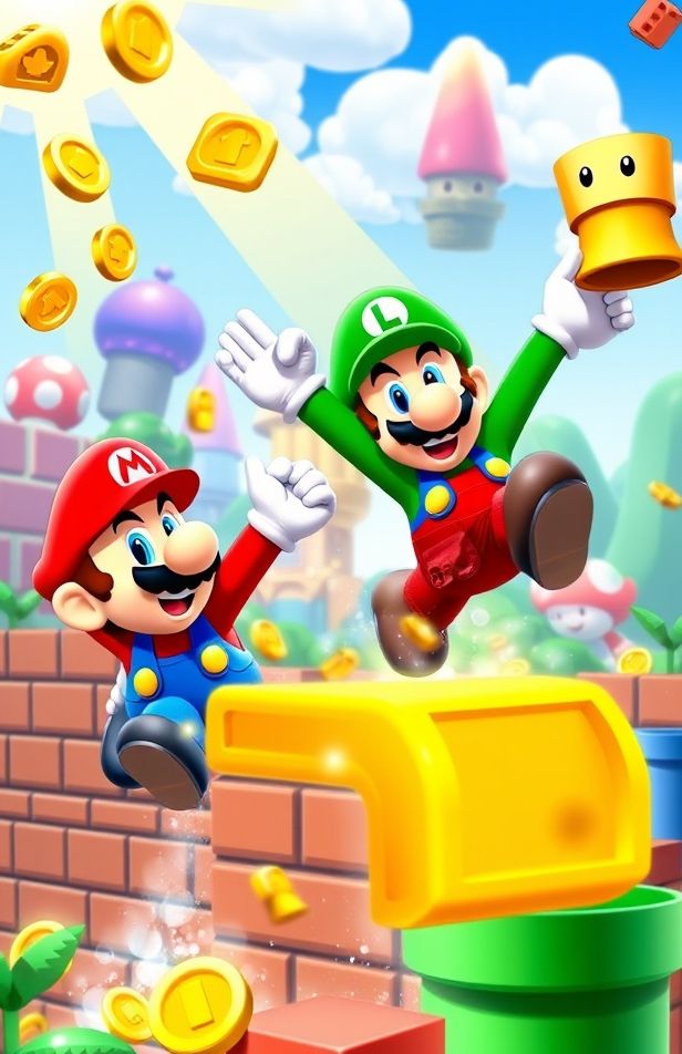 Mario Bros Wallpaper Hd