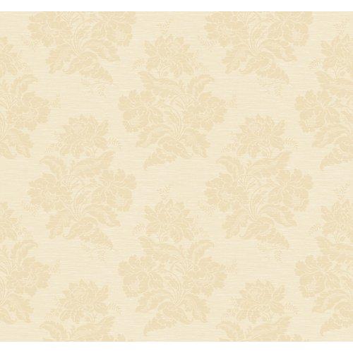 Wallcoverings Gn2490 Orange And Yellow Book Two Tone Damask Wallpaper