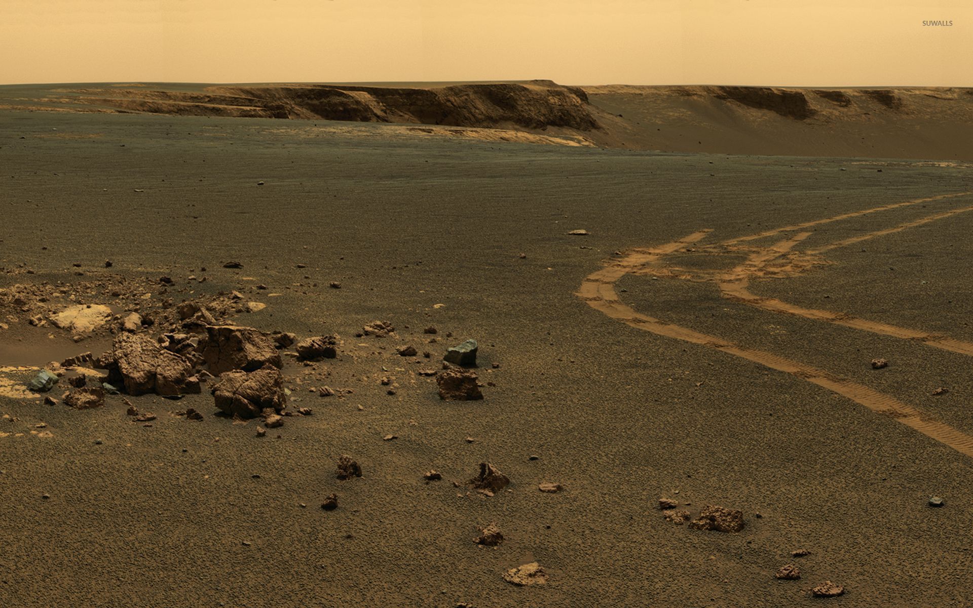 Martian Landscape Wallpaper Space