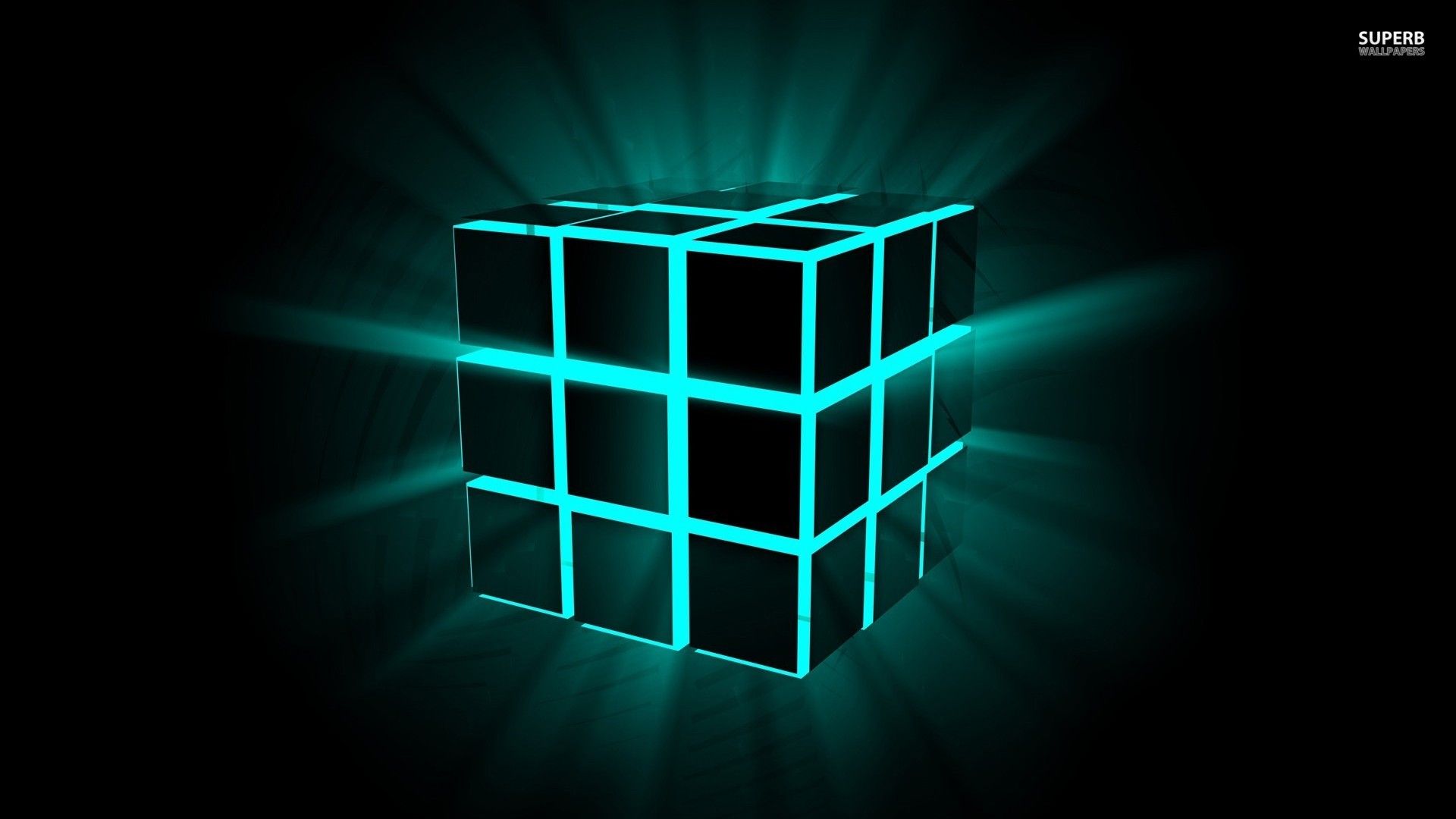 Neon Cubes Hd Wallpaper Inn