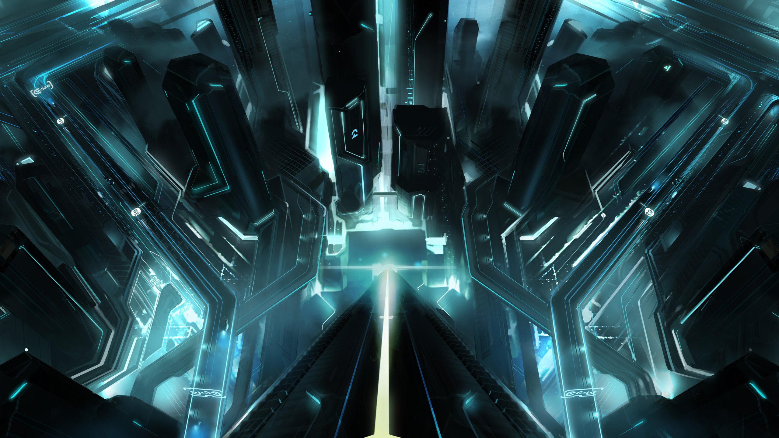 Tron City Wallpapers HD Wallpapers 2560x1440