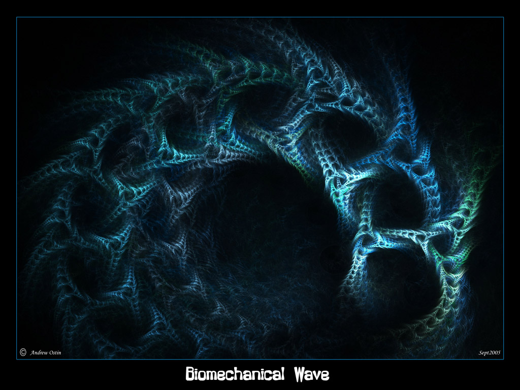 Biomechanical Wallpaper Wave By Psion005