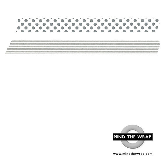 Free download rolls mt Gray Polka Dots and Border Stripes Japanese