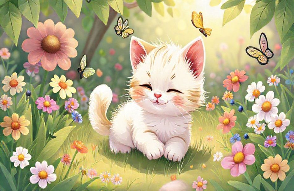 Cute Kitty Wallpaper