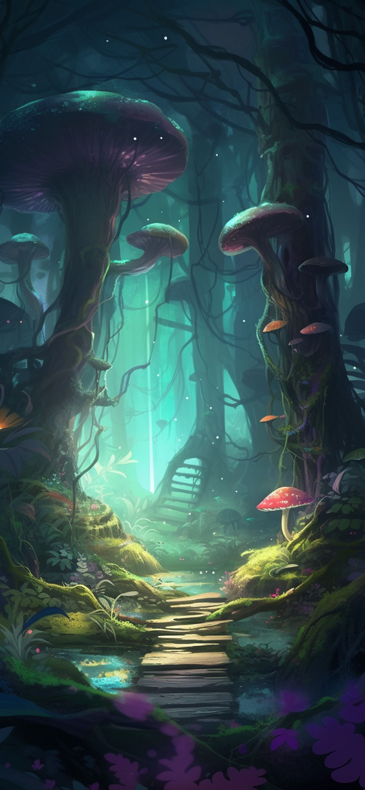 Magical Forest Fairycore Wallpaper