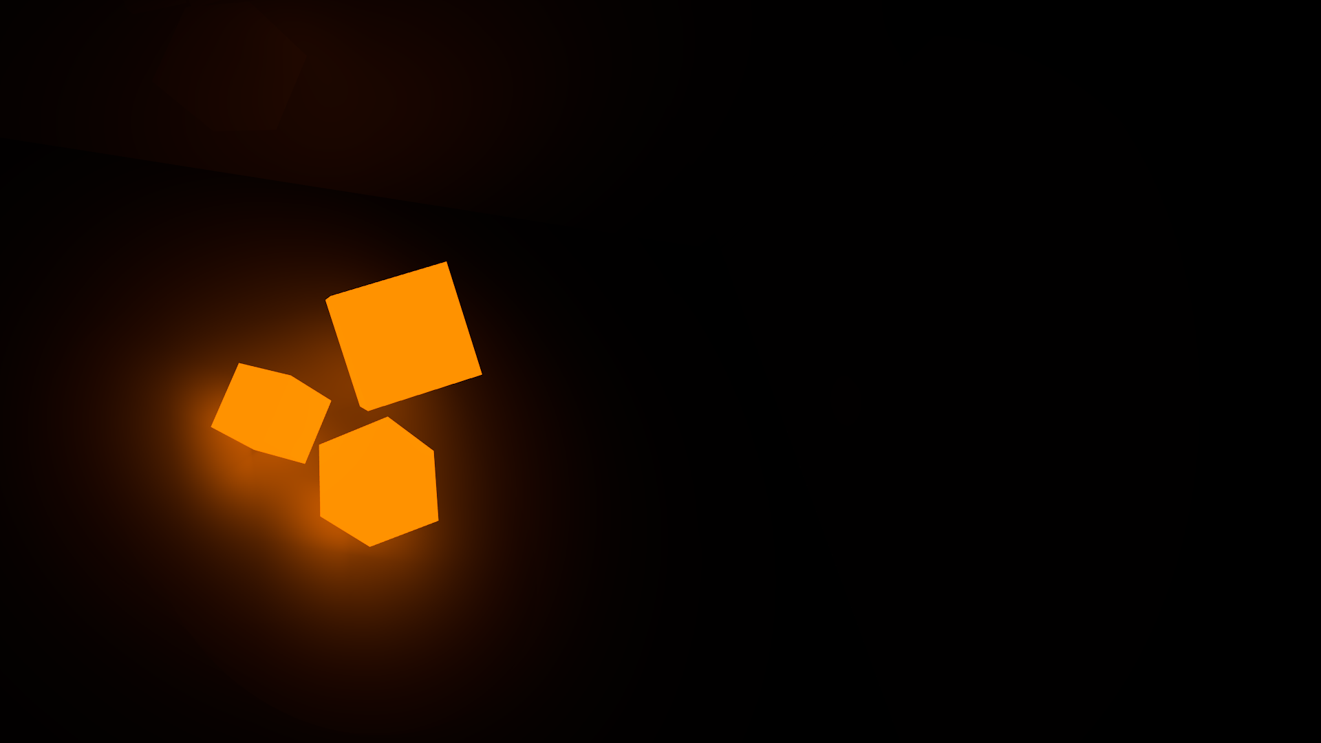 Warm Wallpaper Cubes By