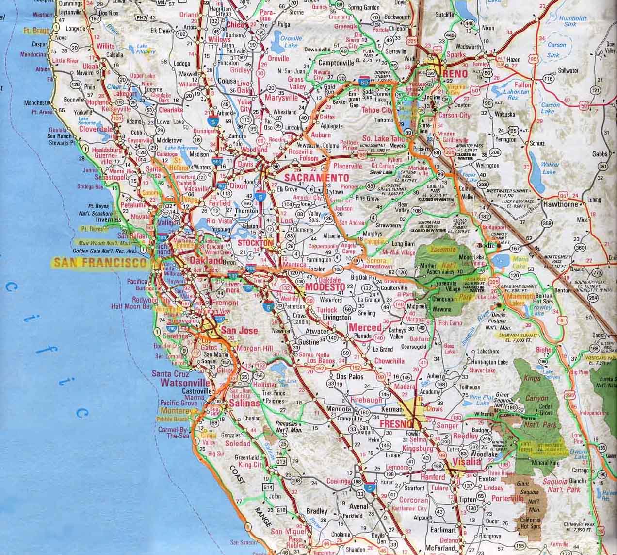 northern california road map Free Download Highway Map Of Northern California Hd Walls Find northern california road map