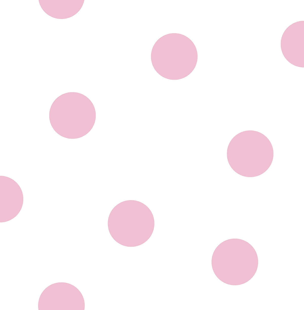 Pink And White Polka Dot X Wallpaper
