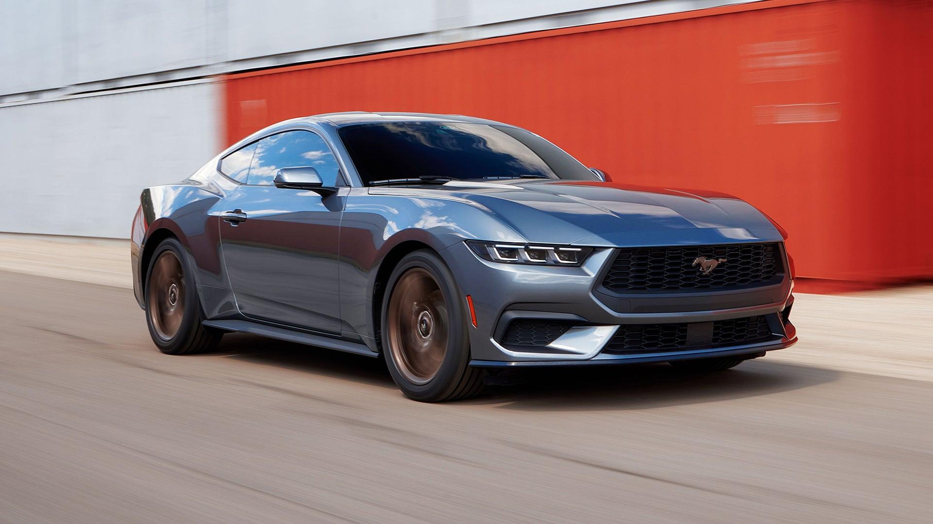 Ford Mustang Revealed With Drift Brake New Looks And A Big V8