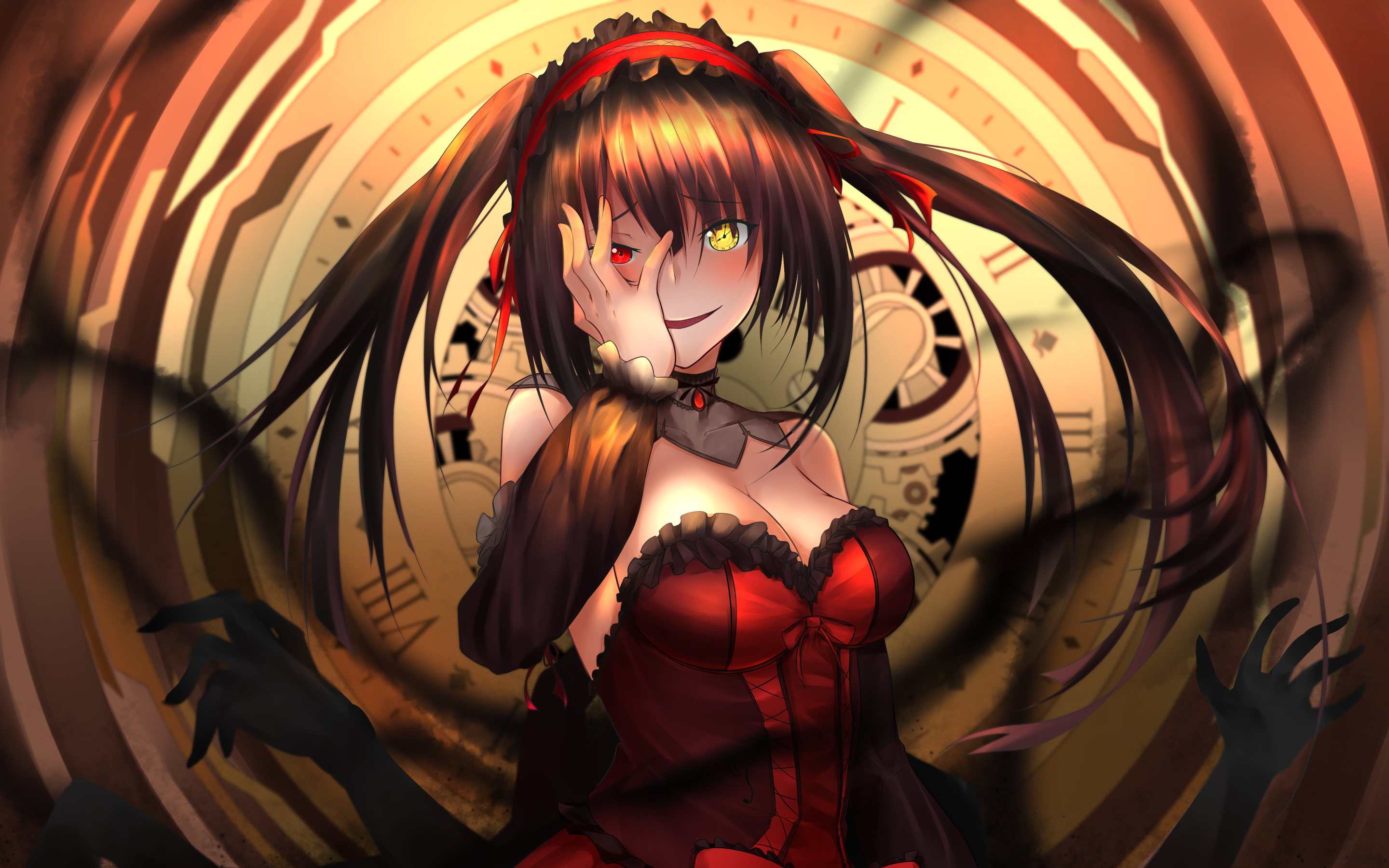 Kurumi Tokisaki Date A Live Macbook Pro Retina Wallpaper