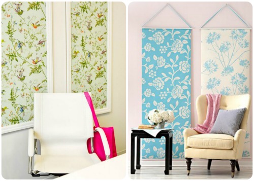 Decorate A Wall With Fabric Home Staging Accessories