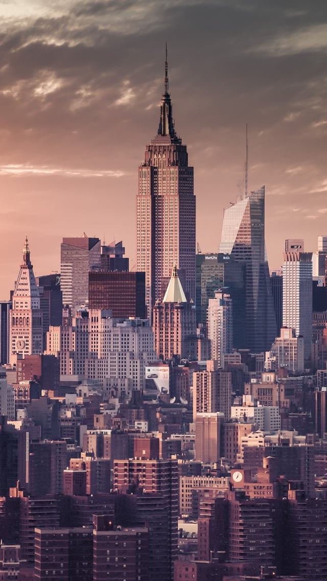 New York Vintage Effect iPhone Wallpapers Free Download