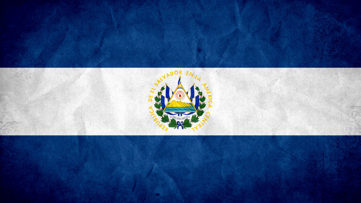 El Salvador Grunge Flag By Syndikata Np