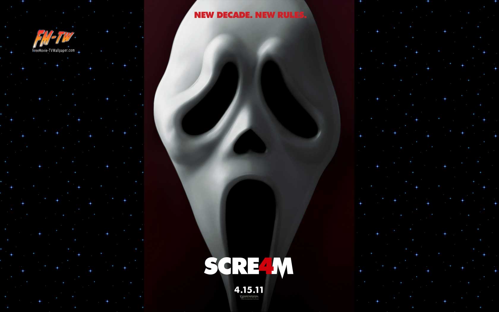 Scream Movie Wallpaper Ghost Face Widescreen