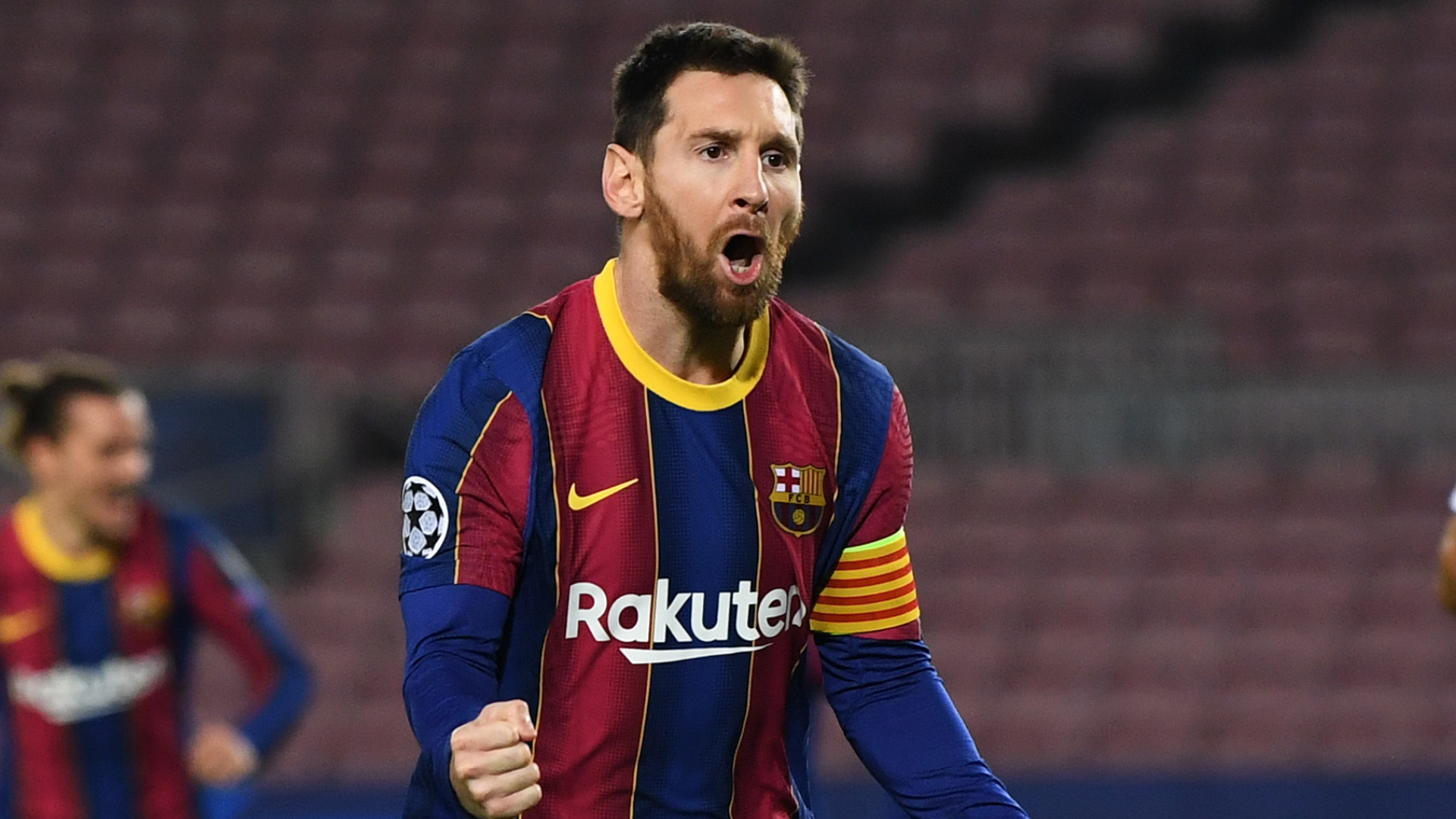 Barcelona Star Messi Equals Raul S Champions League Record With