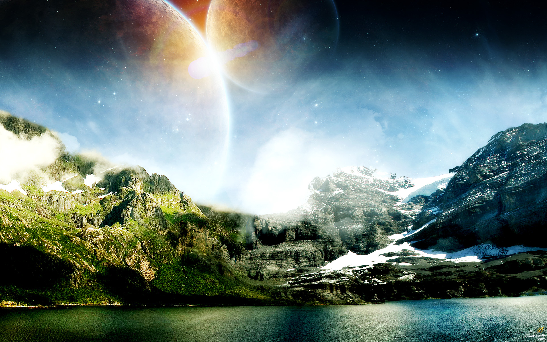 Sci Fi Landscape Wallpaper