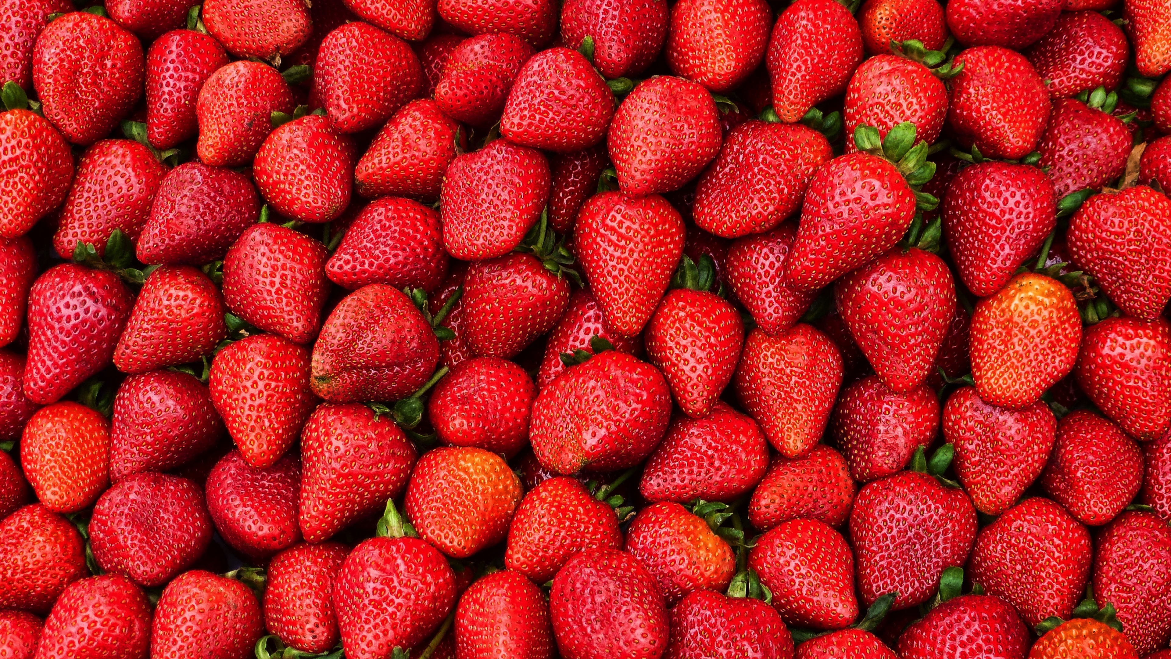 Strawberries Berries Fruit Red 4k Wallpaper
