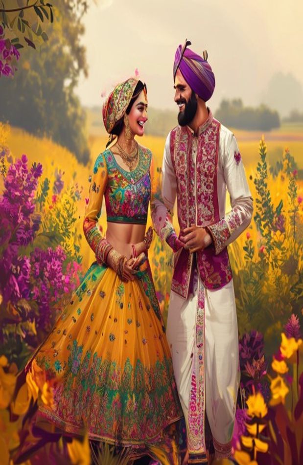 Punjabi Couples Wallpaper