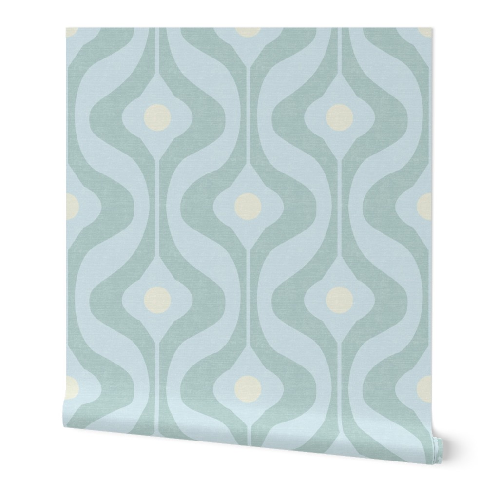 Blue Geometric Wallpaper