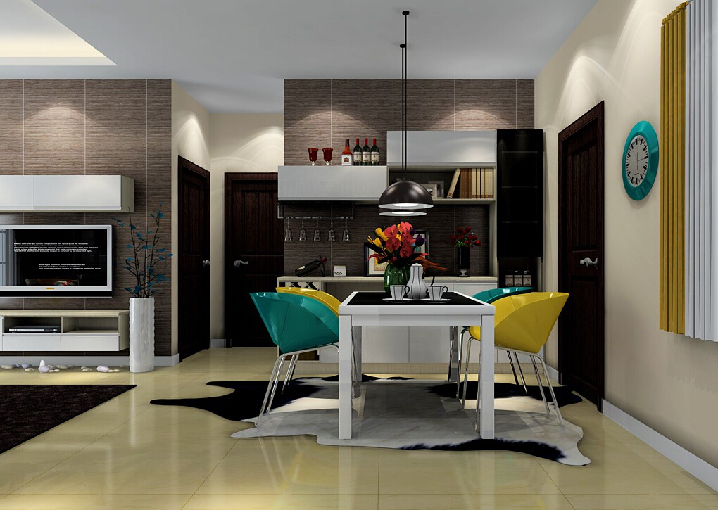 Free download Elegant textured wallpaper for living dining room ...