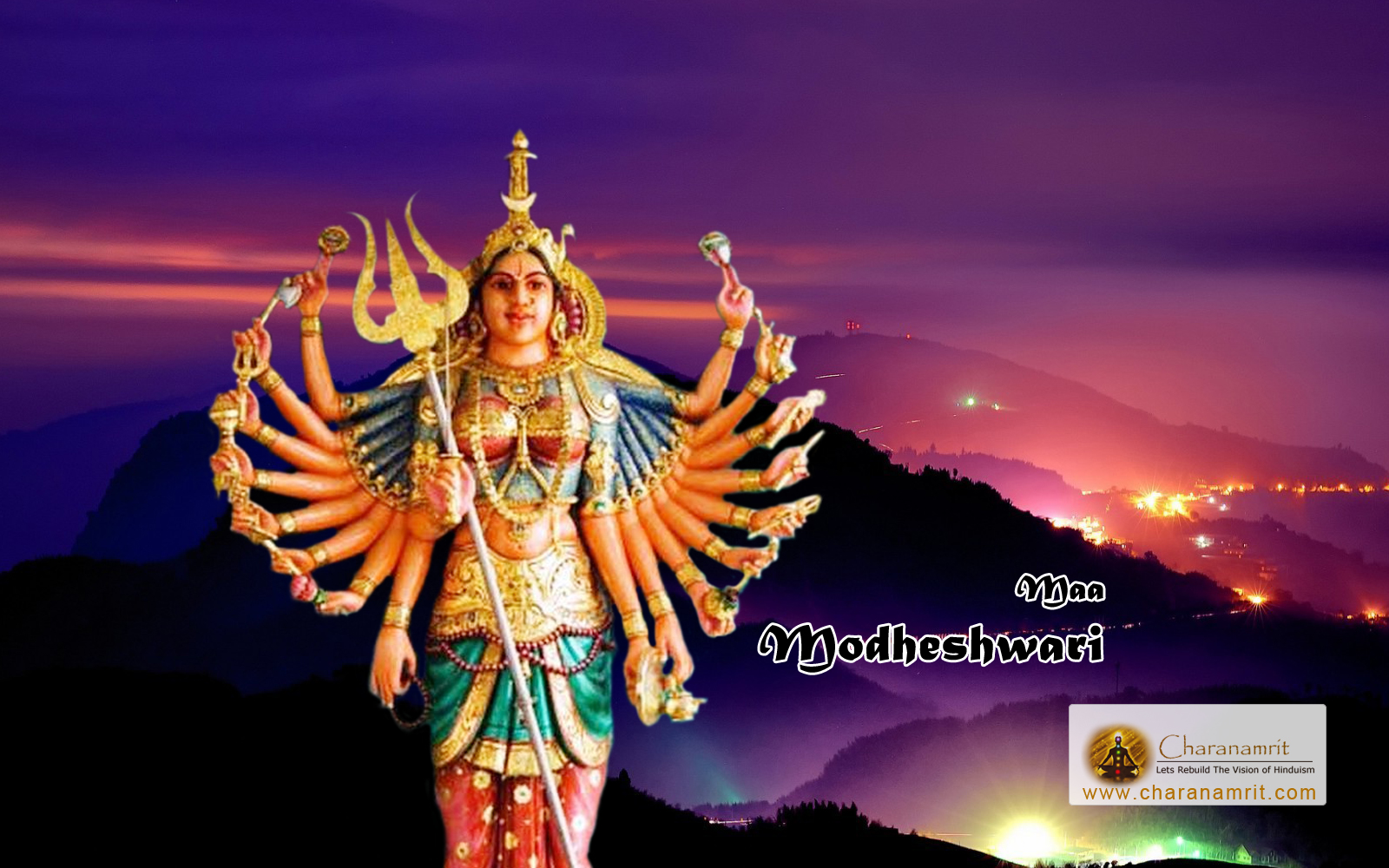 Maa Modheshwari Devi Most Imaging HD Wallpaper For