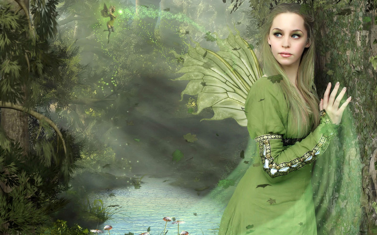 Fantasy Angel Photoshop Designs HD wallpapers 1920x1200 Free download