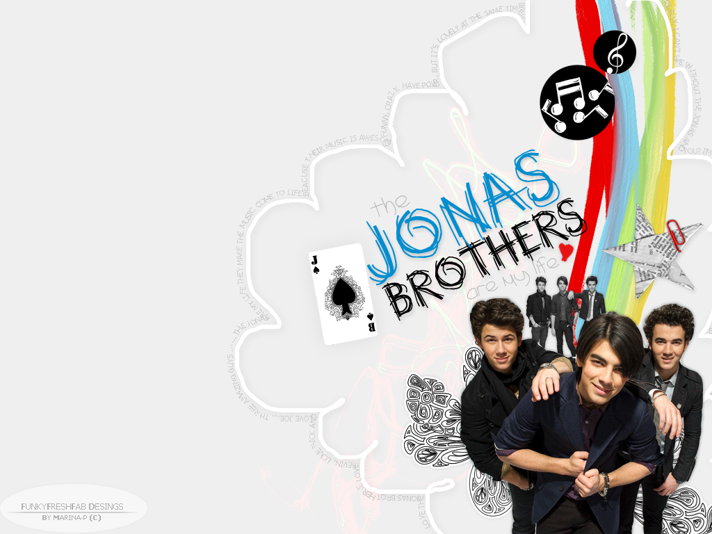 Jonas Brothers Wallpaper By Funkyfreshfab