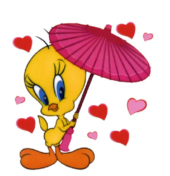 Tweety Bird Valentine Wallpaper of Baby Looney Tunes 573x594