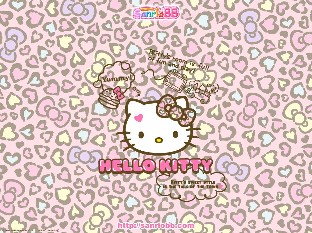 Hello Kitty Wallpaper Pink Kawaii Background