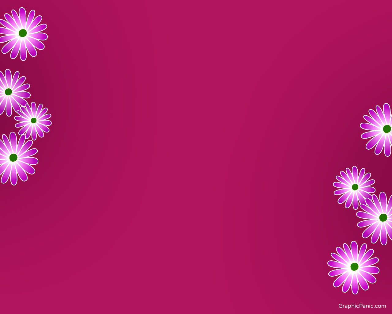 Keynote Background Pink Flower Powerpoint Template