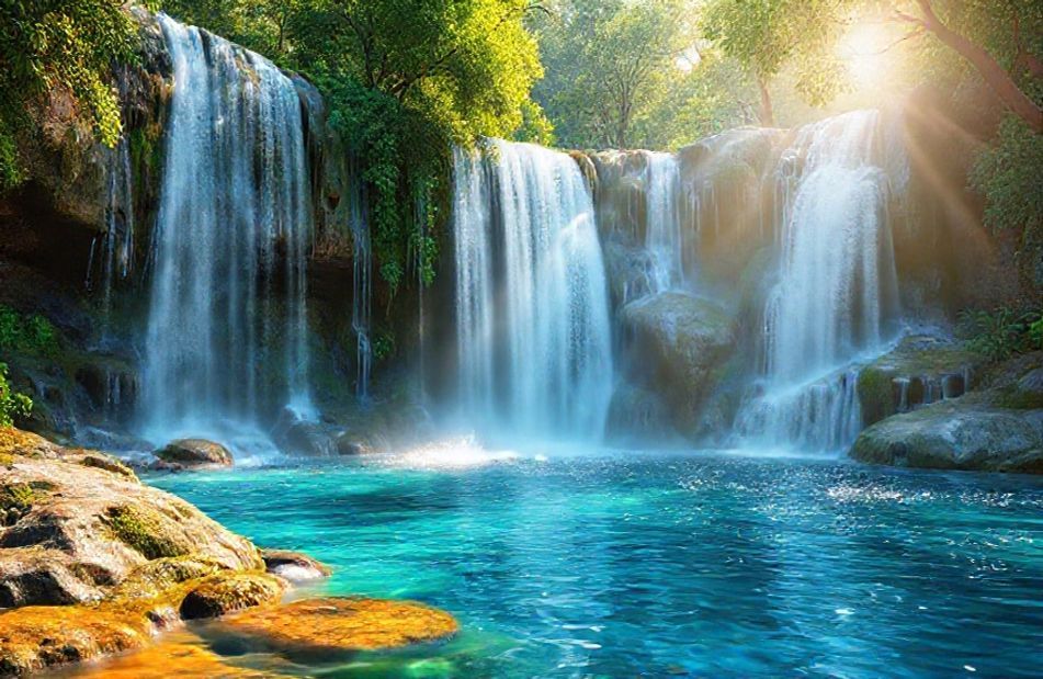 3d Animated Waterfall Wallpaper