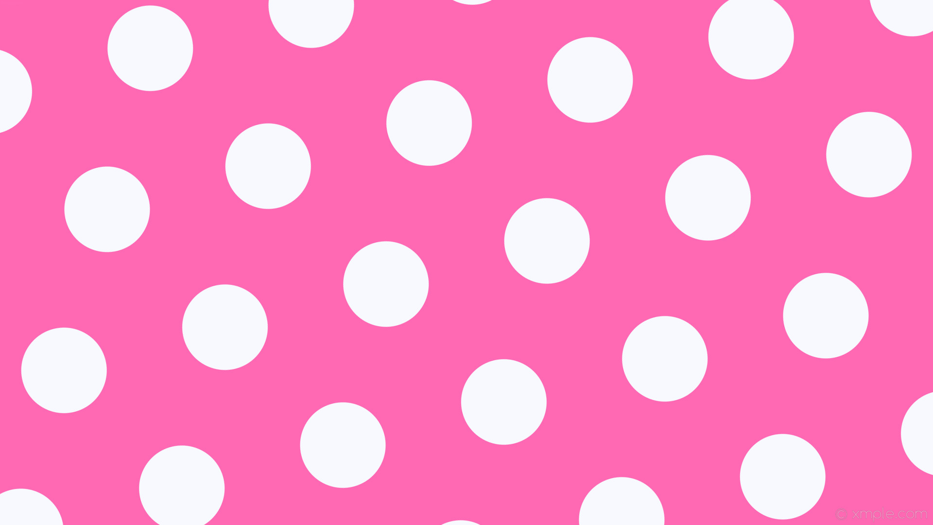 Pink Polka Dot Wallpaper