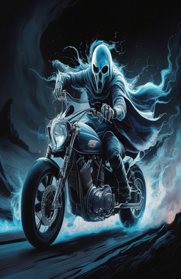 Blue Ghost Rider Wallpaper
