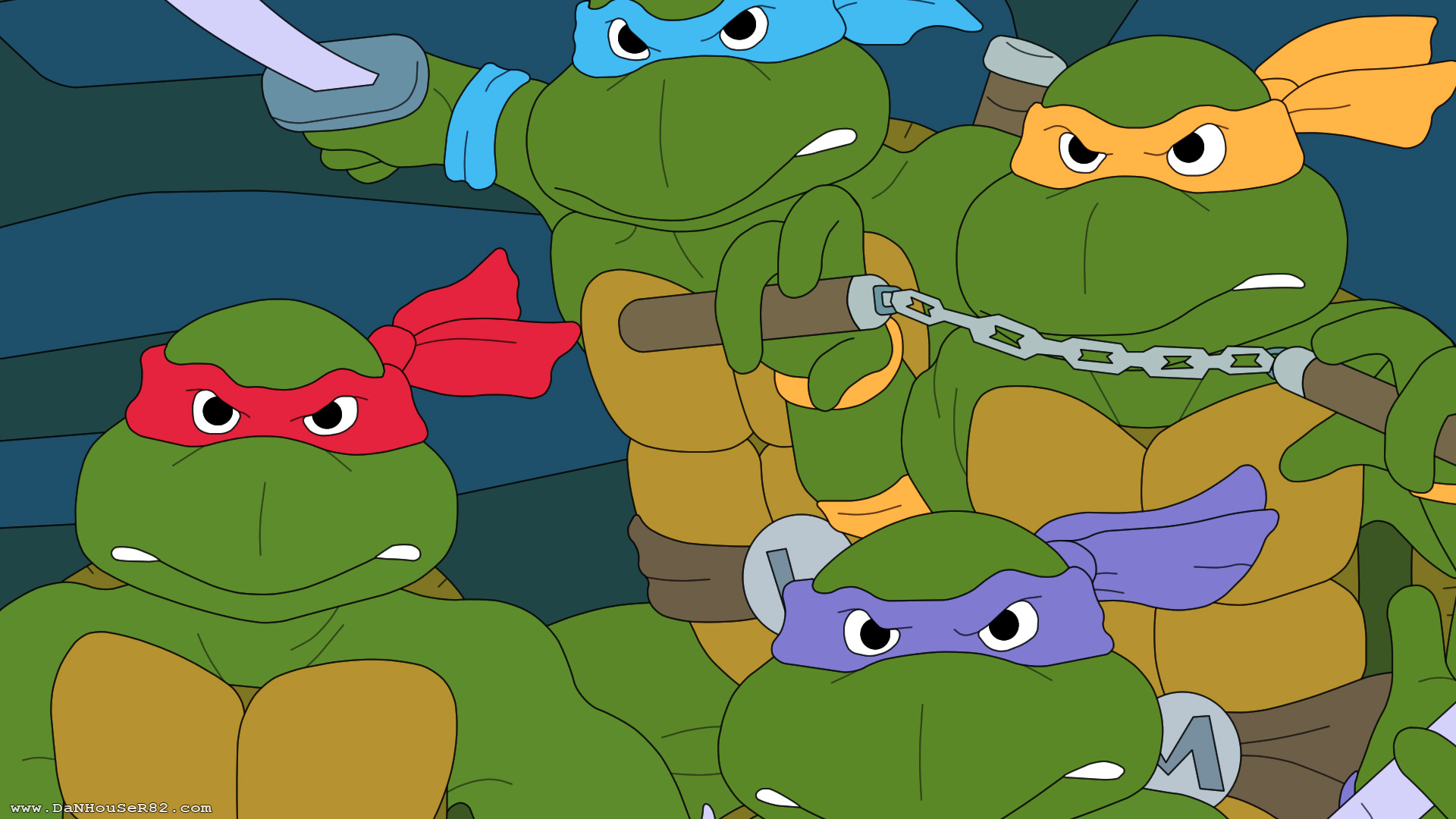 Wallpaper Turtles Ninja Mutant Teenage
