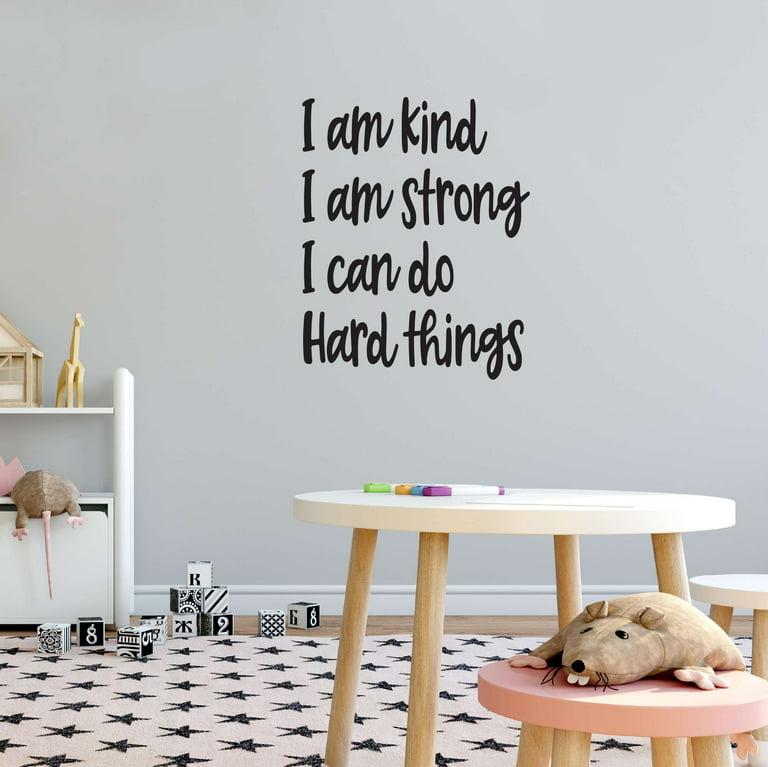 Boys I Am Strong Can Do Hard Things Encouraging Quotes Sayings